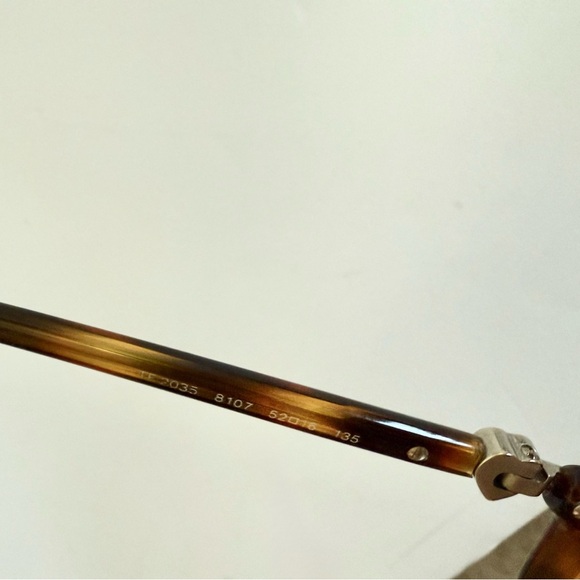 Tiffany & Co TF2035 Tortoise Rectangle Heart Logo Glasses 52-16 - Picture 11 of 11